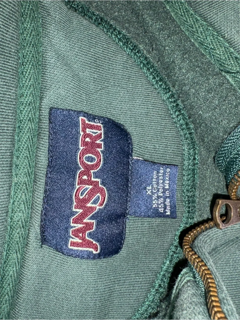 Jansport Dark Green MSU Spartans Half-Zip Pullover